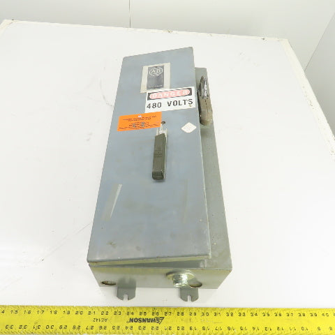 Allen Bradley 712-BJB24 Size 1 Combination Starter 120V Controls 10HP Max 600V