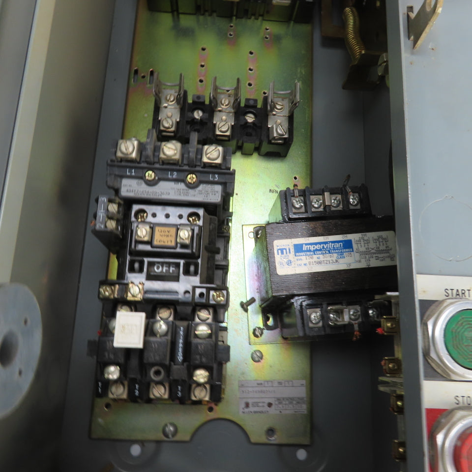 Allen Bradley 512-Y698075/1 Size 1 Combination Starter 120V Controls 10HP 600V