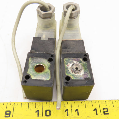 SMC EVT307V Solenoid Coil 24VDC Lot Of 2