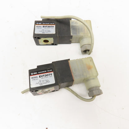 SMC EVT307V Solenoid Coil 24VDC Lot Of 2