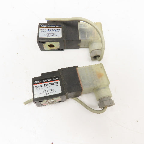 SMC EVT307V Solenoid Coil 24VDC Lot Of 2
