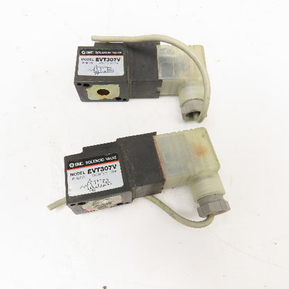 SMC EVT307V Solenoid Coil 24VDC Lot Of 2