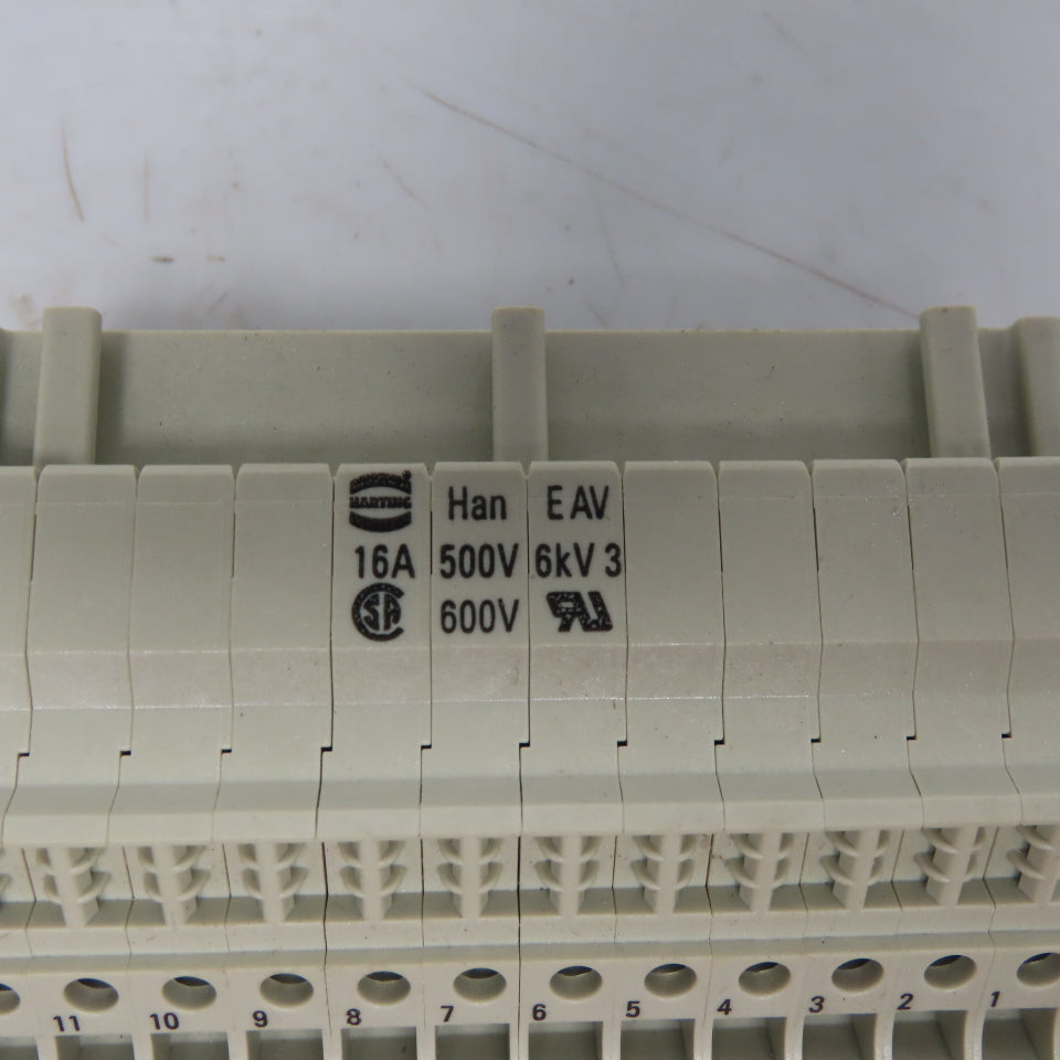 Harting 0244726 Ser HAN E AV Terminal Block Connector Insert 24 Pin Female