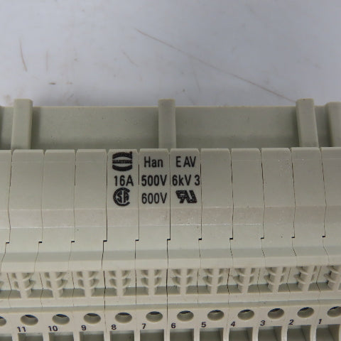 Harting 0244726 Ser HAN E AV Terminal Block Connector Insert 24 Pin Female