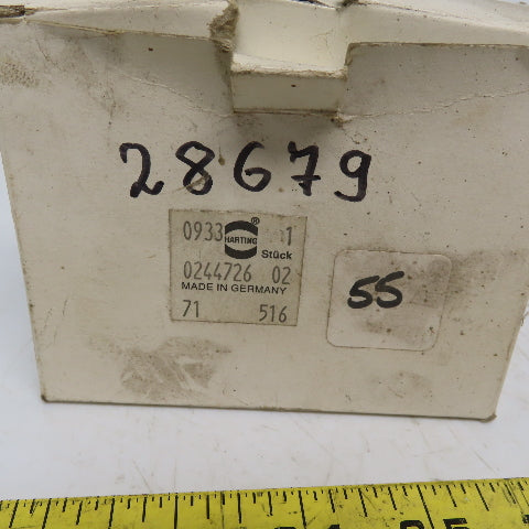 Harting 0244726 Ser HAN E AV Terminal Block Connector Insert 24 Pin Female