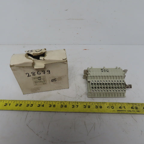 Harting 0244726 Ser HAN E AV Terminal Block Connector Insert 24 Pin Female