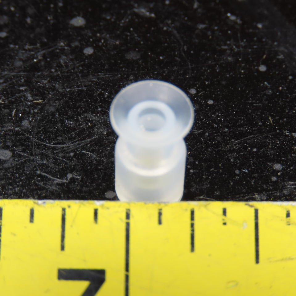 VAN-8 SI 7.5mm OD x 3.5mm ID 12.5mm OAL Miniature Suction Vacuum Cup Lot 400