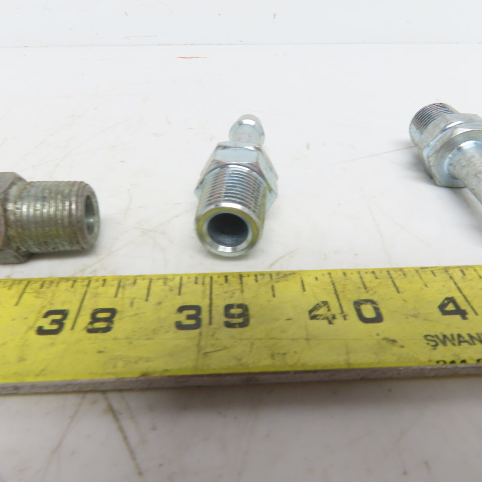 Dixon 3/8" MNPT Stem W/ 3/8" Hose Shank Plated Steel Lot of 3