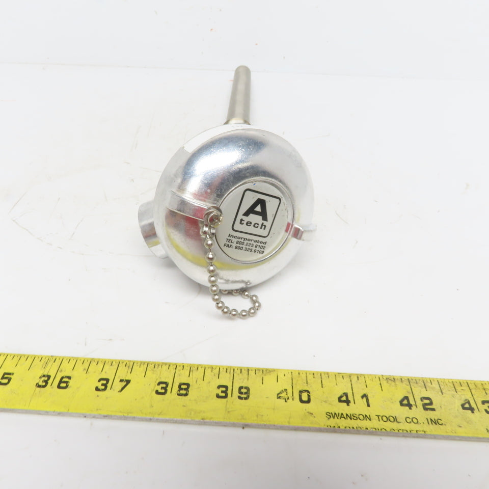 A Tech Stainless Steel Thermocouple Assembly 8"