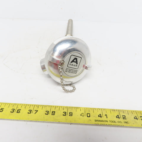 A Tech Stainless Steel Thermocouple Assembly 8"
