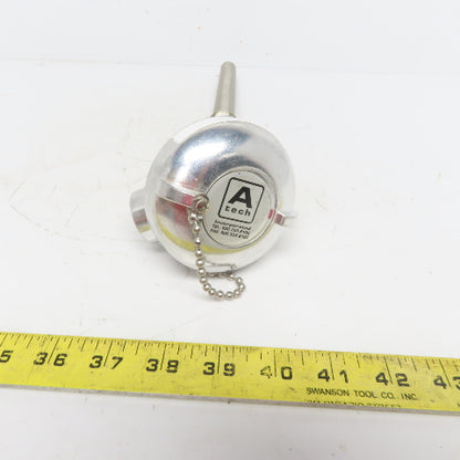 A Tech Stainless Steel Thermocouple Assembly 8"