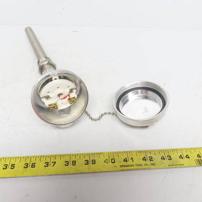 A Tech Stainless Steel Thermocouple Assembly 8"