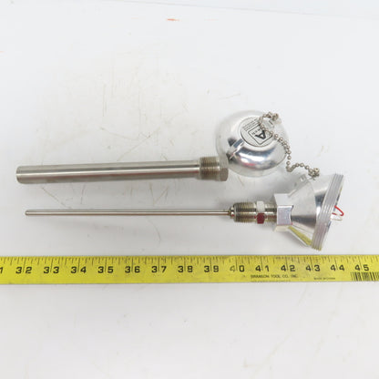 A Tech Stainless Steel Thermocouple Assembly 8"