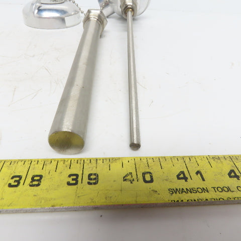 A Tech Stainless Steel Thermocouple Assembly 8"