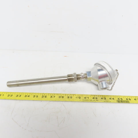 A Tech Stainless Steel Thermocouple Assembly 8"