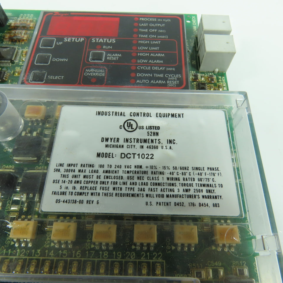 Dwyer DCT1022 Dust Collector Time Controller (Needs New Display)