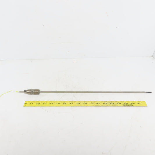 A Tech Stainless Steel Thermocouple Assembly 18" Exposed End