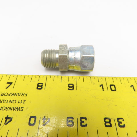 8-F6X-S 1/2" (-8) x 1/2" Male To Swivel Female JIC 37-? Adaptor
