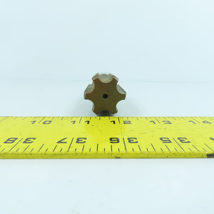 Butterfield 1-1/4"-12 NF HSG 6-Flute Straight Bottoming Tap 5-3/4" OAL USA
