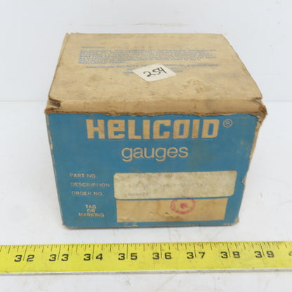 Helicold E3P$H3A000000 Pressure Gauge Back mount 3-1/2" 0-1500PSI
