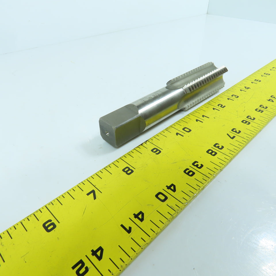 Butterfield 1-1/8"-7 NC HSG 4-Flute Straight Bottoming Tap 5-1/2" OAL USA