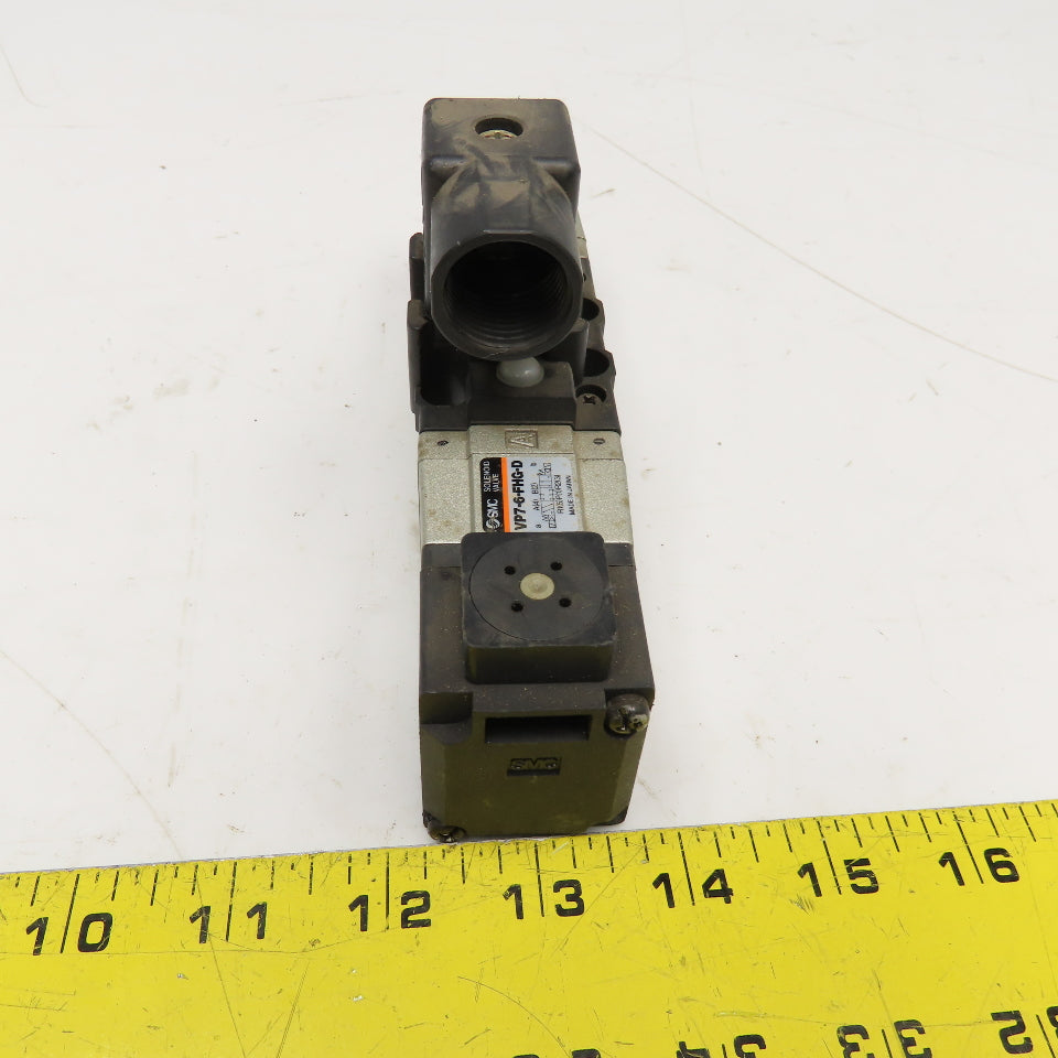 SMC VP7-6-FHG-D 5/3 Position Closed Center Pneumatic Solenoid Valve 100V Coil