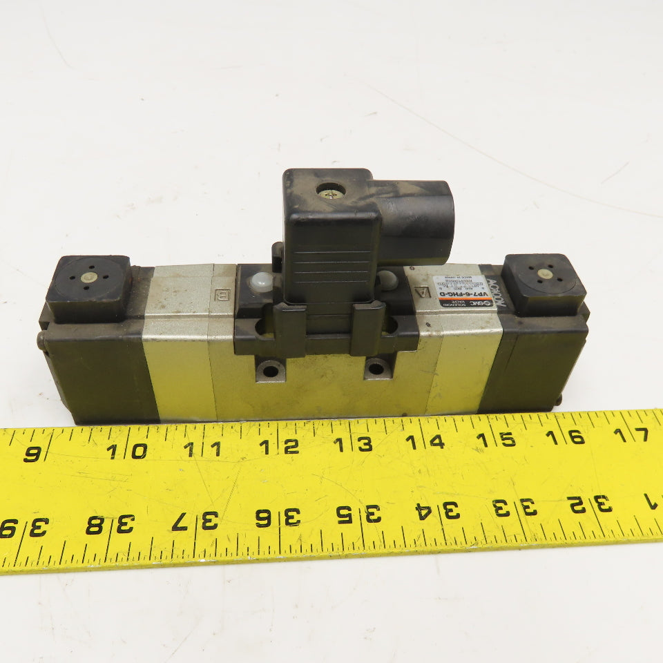 SMC VP7-6-FHG-D 5/3 Position Closed Center Pneumatic Solenoid Valve 100V Coil