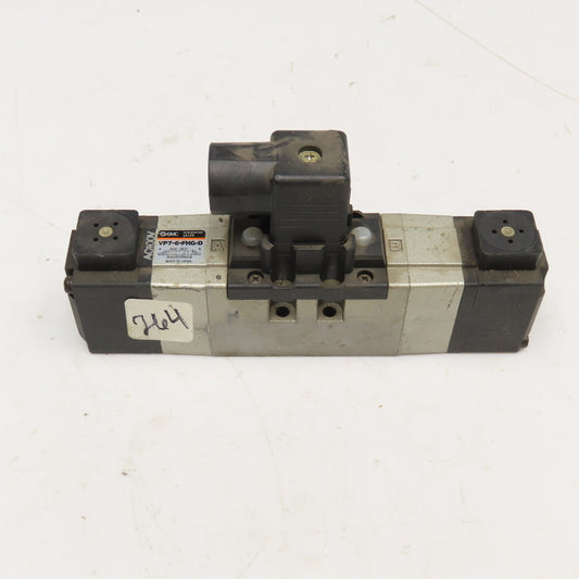SMC VP7-6-FHG-D 5/3 Position Closed Center Pneumatic Solenoid Valve 100V Coil