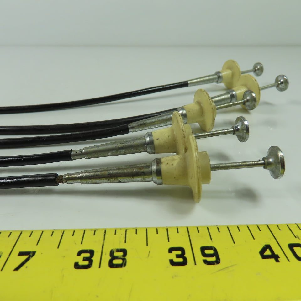 17" Push/Pull Cable W/Spring Return Lot Of 5