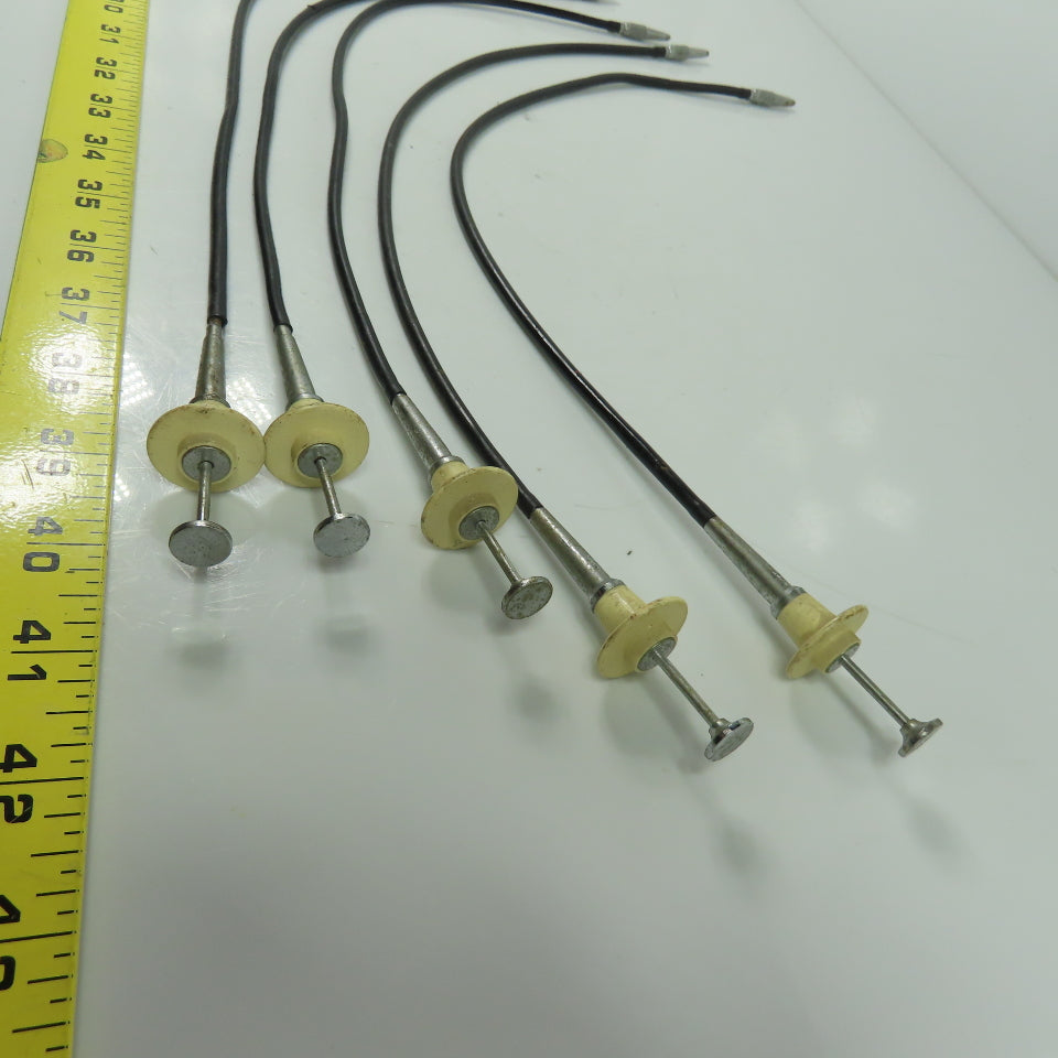 17" Push/Pull Cable W/Spring Return Lot Of 5