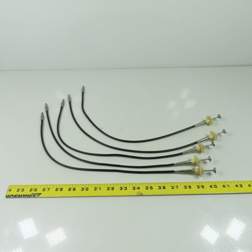 17" Push/Pull Cable W/Spring Return Lot Of 5