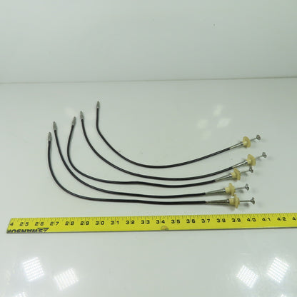 17" Push/Pull Cable W/Spring Return Lot Of 5