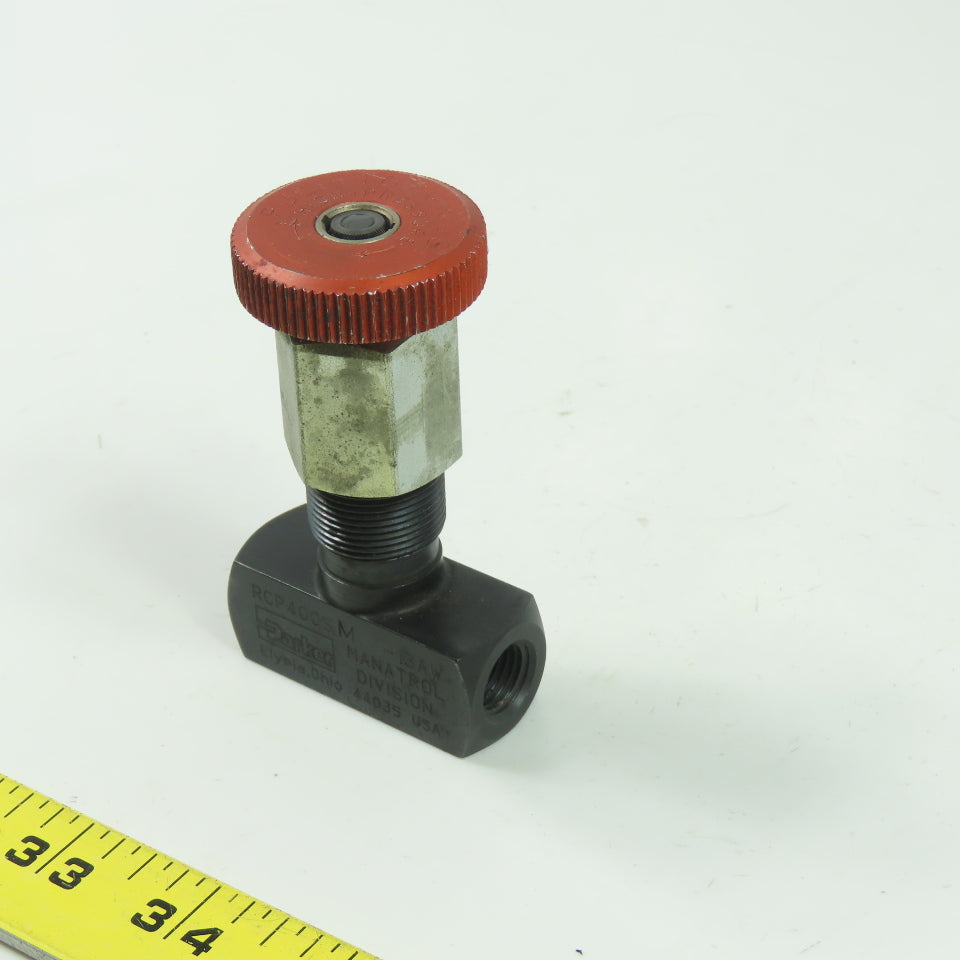 Parker RCP400S 3000PSI Flow Pressure Control Valve 0.25GPM 1/4" NPT
