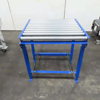 36" x 31" L Gravity Roller Conveyor Section 34" BF 1.9" OD 38" H Adjustable