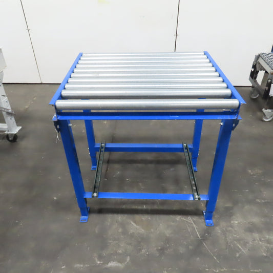 36" x 31" L Gravity Roller Conveyor Section 34" BF 1.9" OD 38" H Adjustable