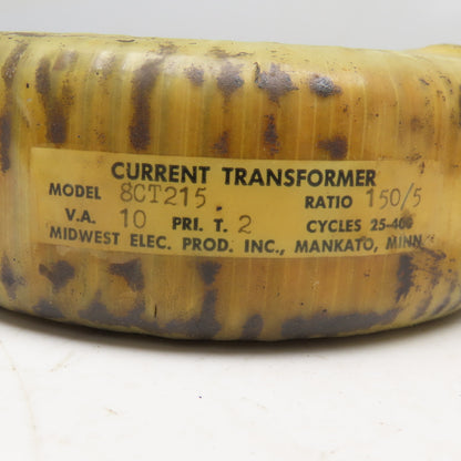 Midwest Electric 8CT215 150/5 Ratio 10VA Current Transformer