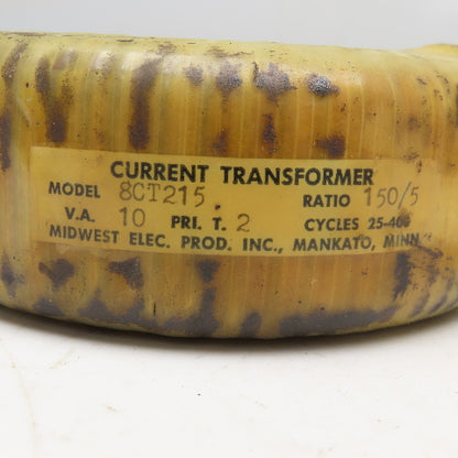 Midwest Electric 8CT215 150/5 Ratio 10VA Current Transformer
