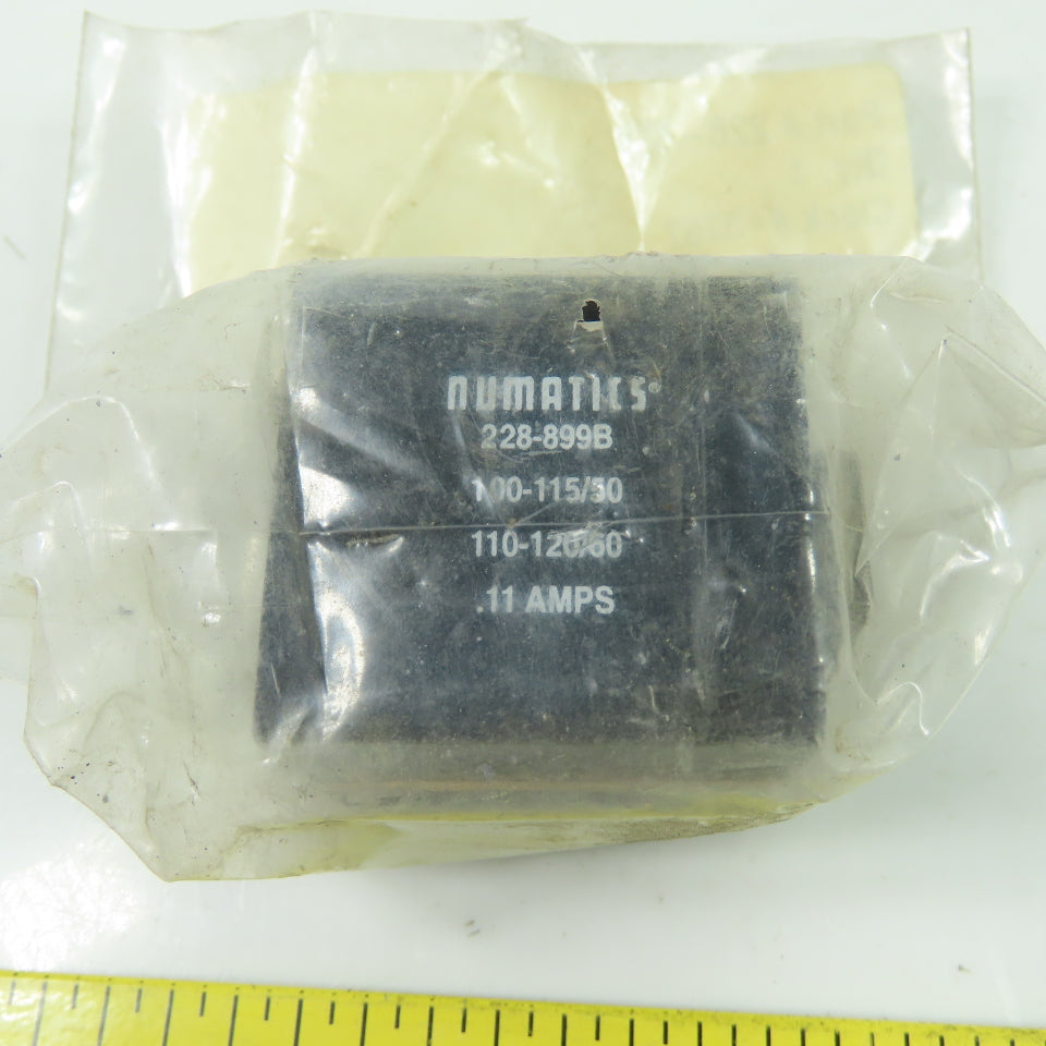 Numatics 228-899B Pneumatic Solenoid Coil 120V .11Amps