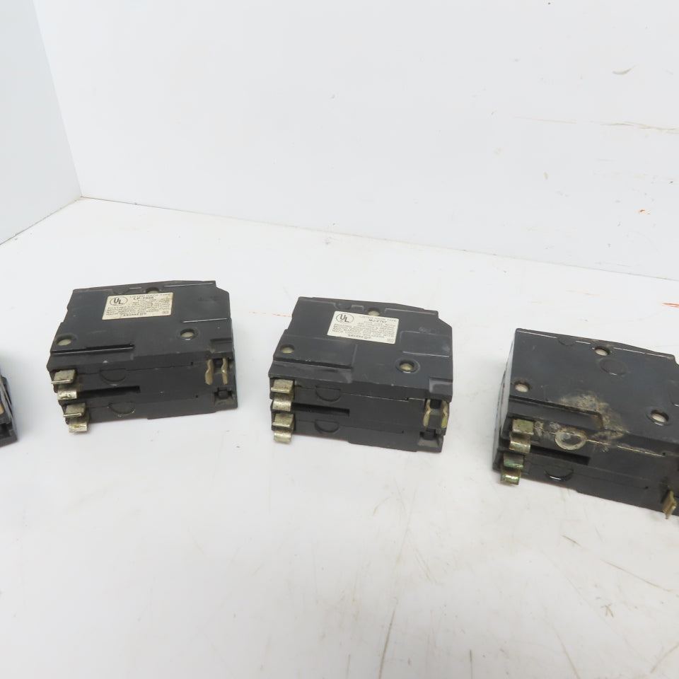Square D QO Circuit Beakers 2 Pole 15A 30A 40A 70A & 100A Lot of 7