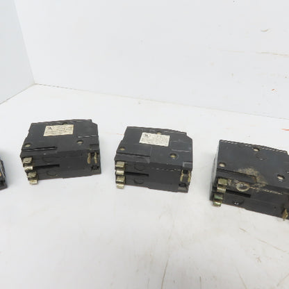 Square D QO Circuit Beakers 2 Pole 15A 30A 40A 70A & 100A Lot of 7