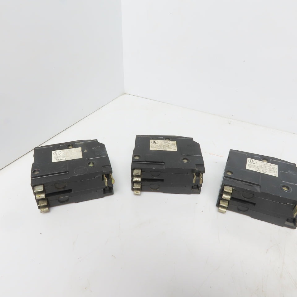 Square D QO Circuit Beakers 2 Pole 15A 30A 40A 70A & 100A Lot of 7