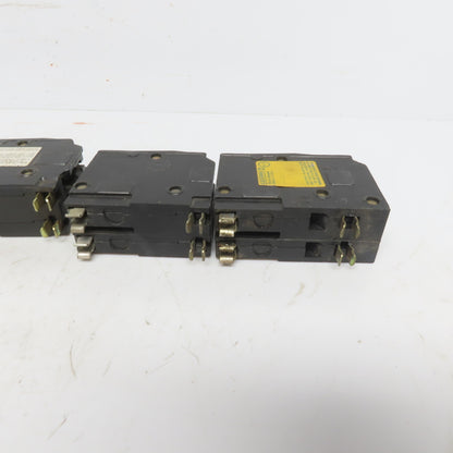 Square D QO Circuit Beakers 2 Pole 15A 30A 40A 70A & 100A Lot of 7