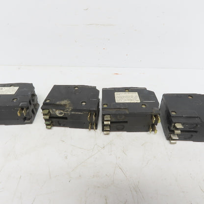 Square D QO Circuit Beakers 2 Pole 15A 30A 40A 70A & 100A Lot of 7