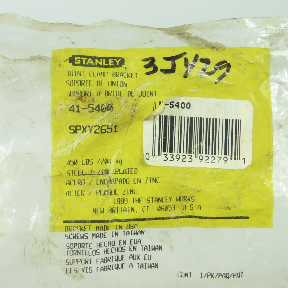 Stanley 41-5400 450 LBS Joint Clamp Bracket Kit