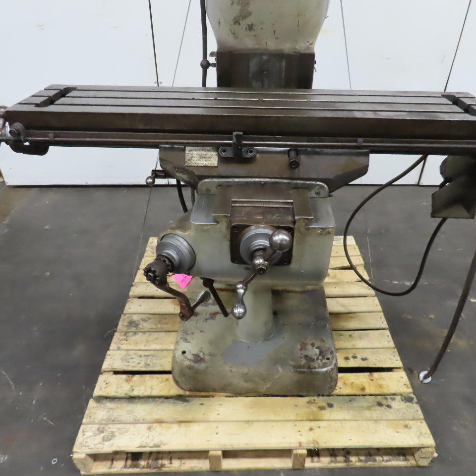 Bridgeport Series I 2HP Vertical Knee Milling Machine 230/460V 3PH 42x9" Table