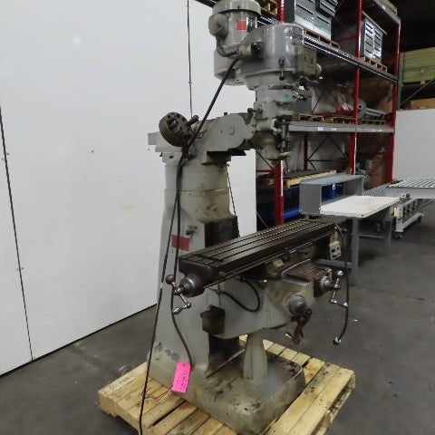 Bridgeport Series I 2HP Vertical Knee Milling Machine 230/460V 3PH 42x9" Table