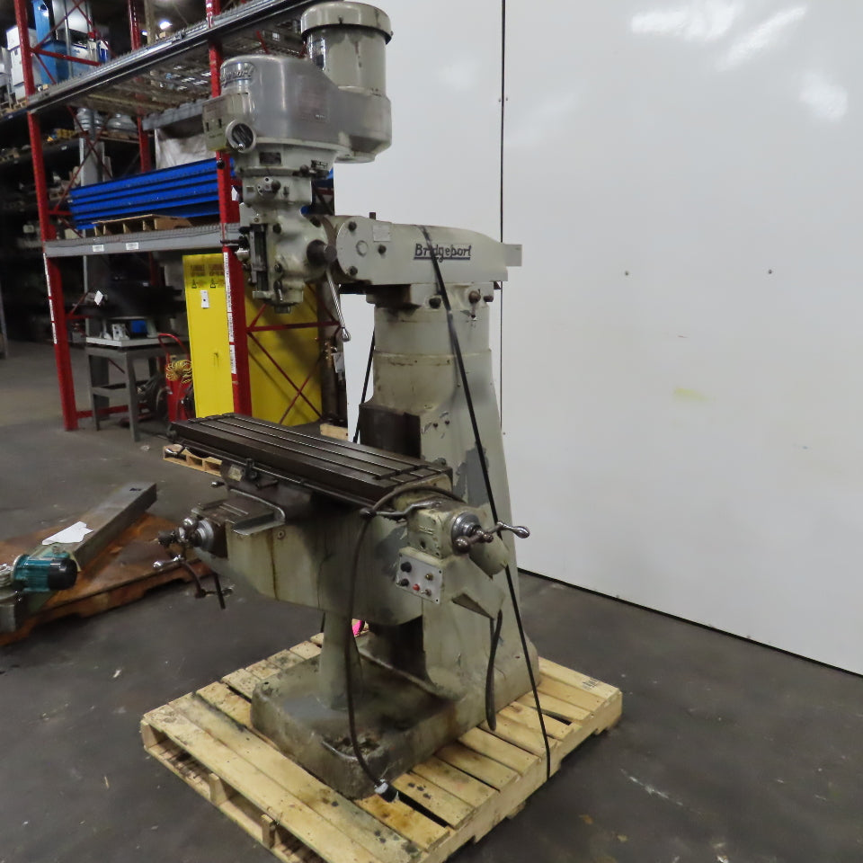Bridgeport Series I 2HP Vertical Knee Milling Machine 230/460V 3PH 42x9" Table