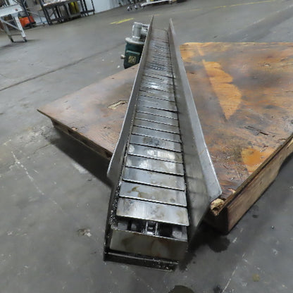 4-1/2" x 74" Long Table Top Powered Small Parts Conveyor 230-480V 3Ph 90FPM
