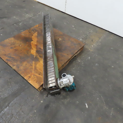 4-1/2" x 74" Long Table Top Powered Small Parts Conveyor 230-480V 3Ph 90FPM