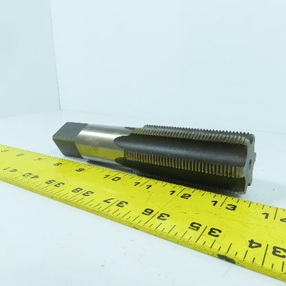 1-1/2"-12 NF HS 6-Flute Straight Bottoming Tap 6-3/8" OAL 15/16" Shank USA